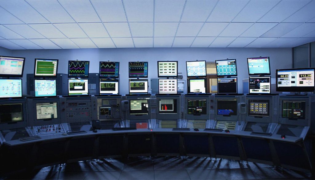 Control room screens